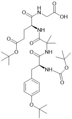 Boc-tyr (tbu) -aib-glu (otbu) -gly-oh