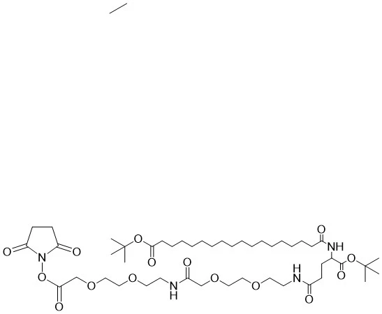 tBuO-Ste-Glu(OtBu)-AEEA-AEEA-OSU CAS 1118767-15-9